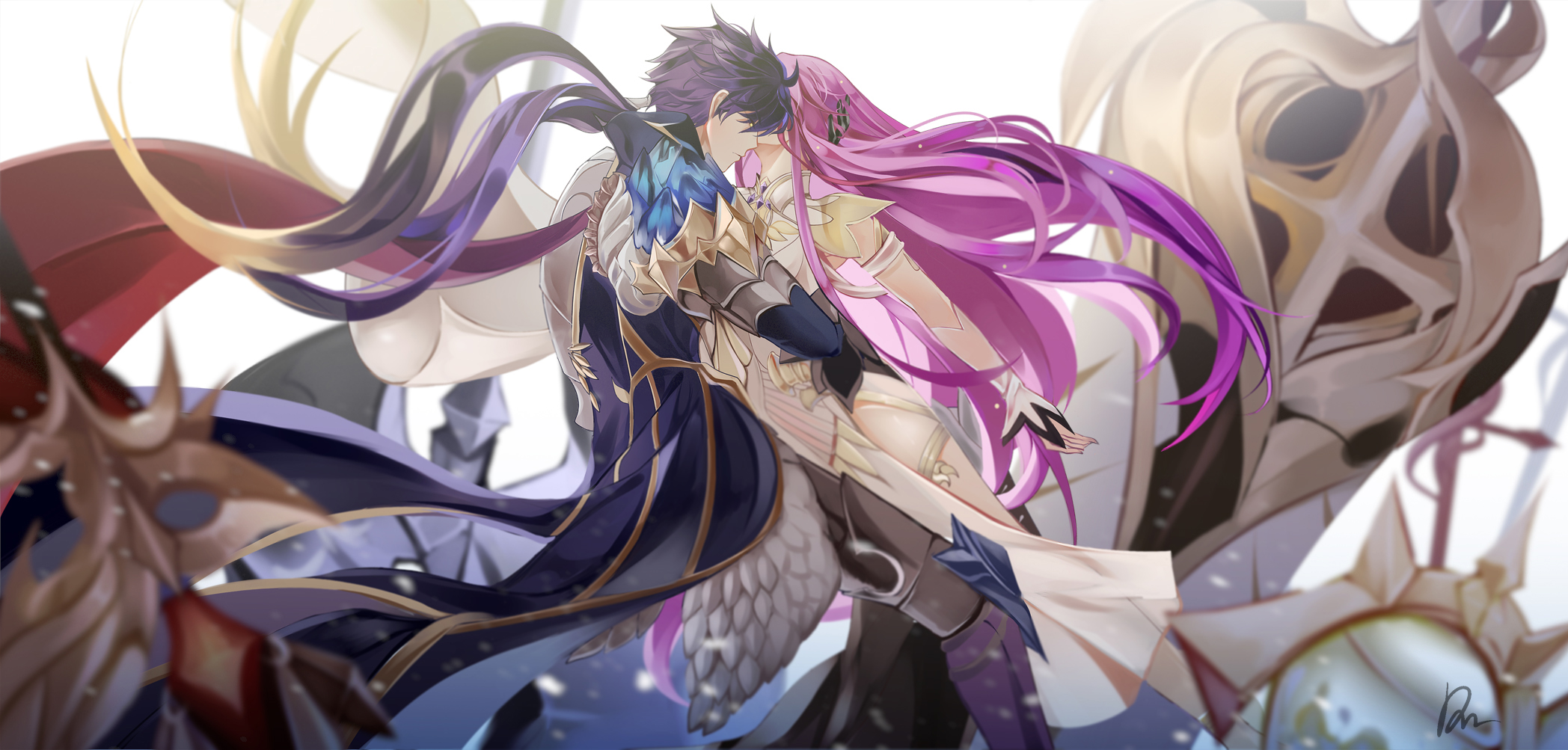 Seven Knight Evan And Karin - HD Wallpaper 