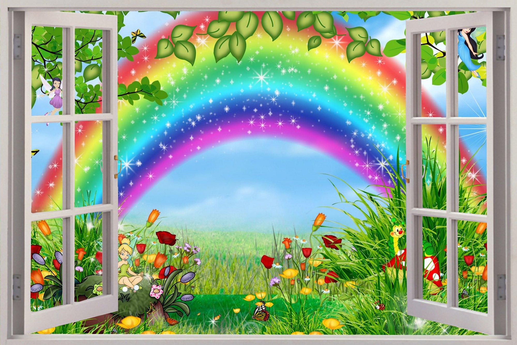 Boys Hd Wall Stickers 3d - Childrens Window Stickers - HD Wallpaper 