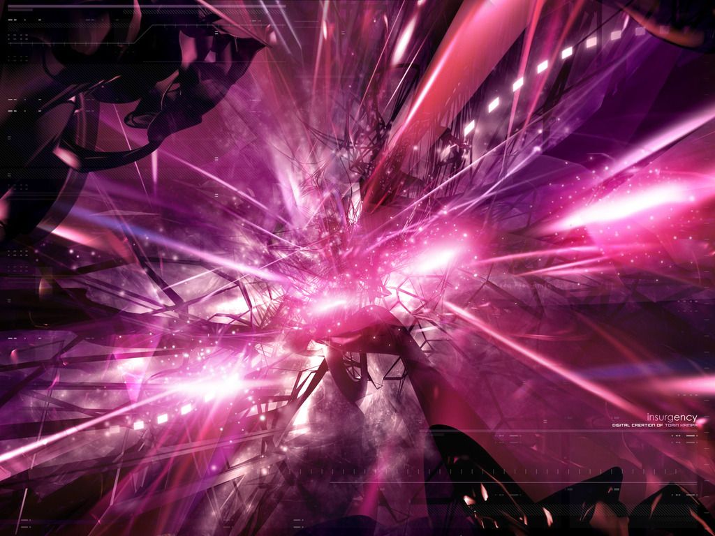 Pink & Black Abstract - HD Wallpaper 