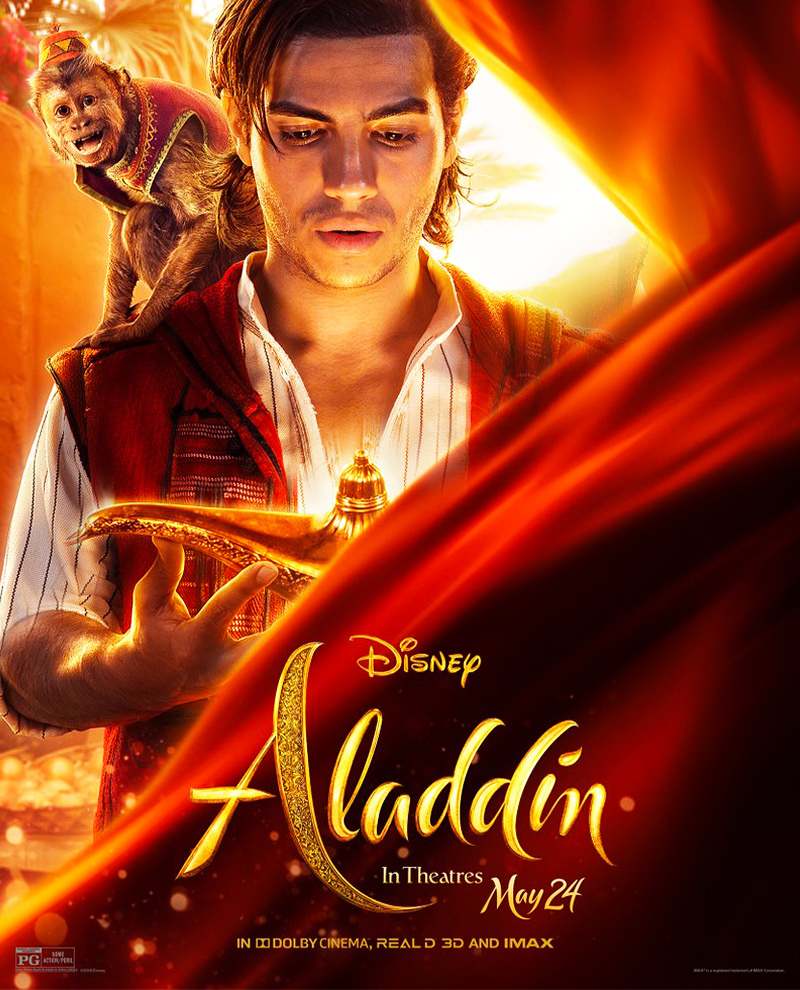 Aladdin 2019 Aladdin Poster - HD Wallpaper 