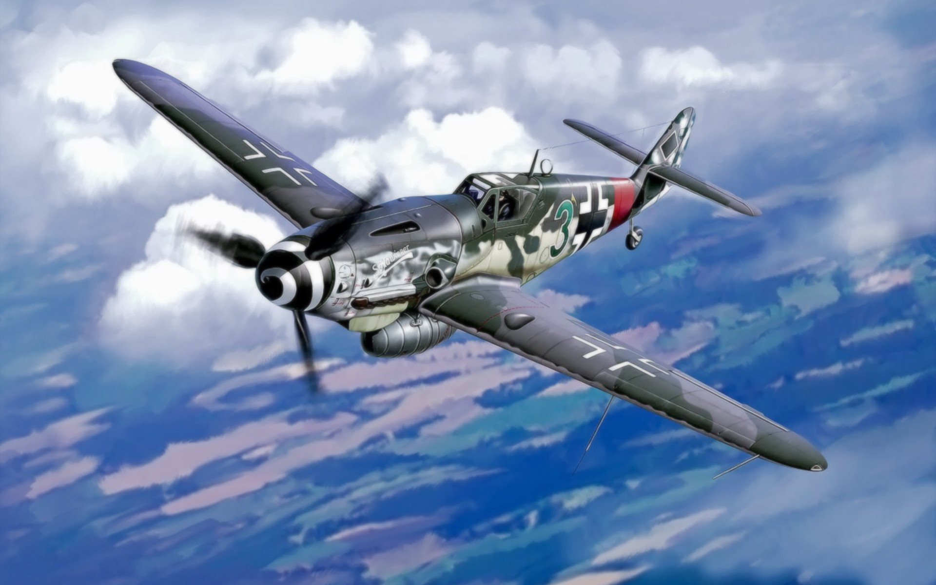 1 32 Bf109g Hasegawa - HD Wallpaper 