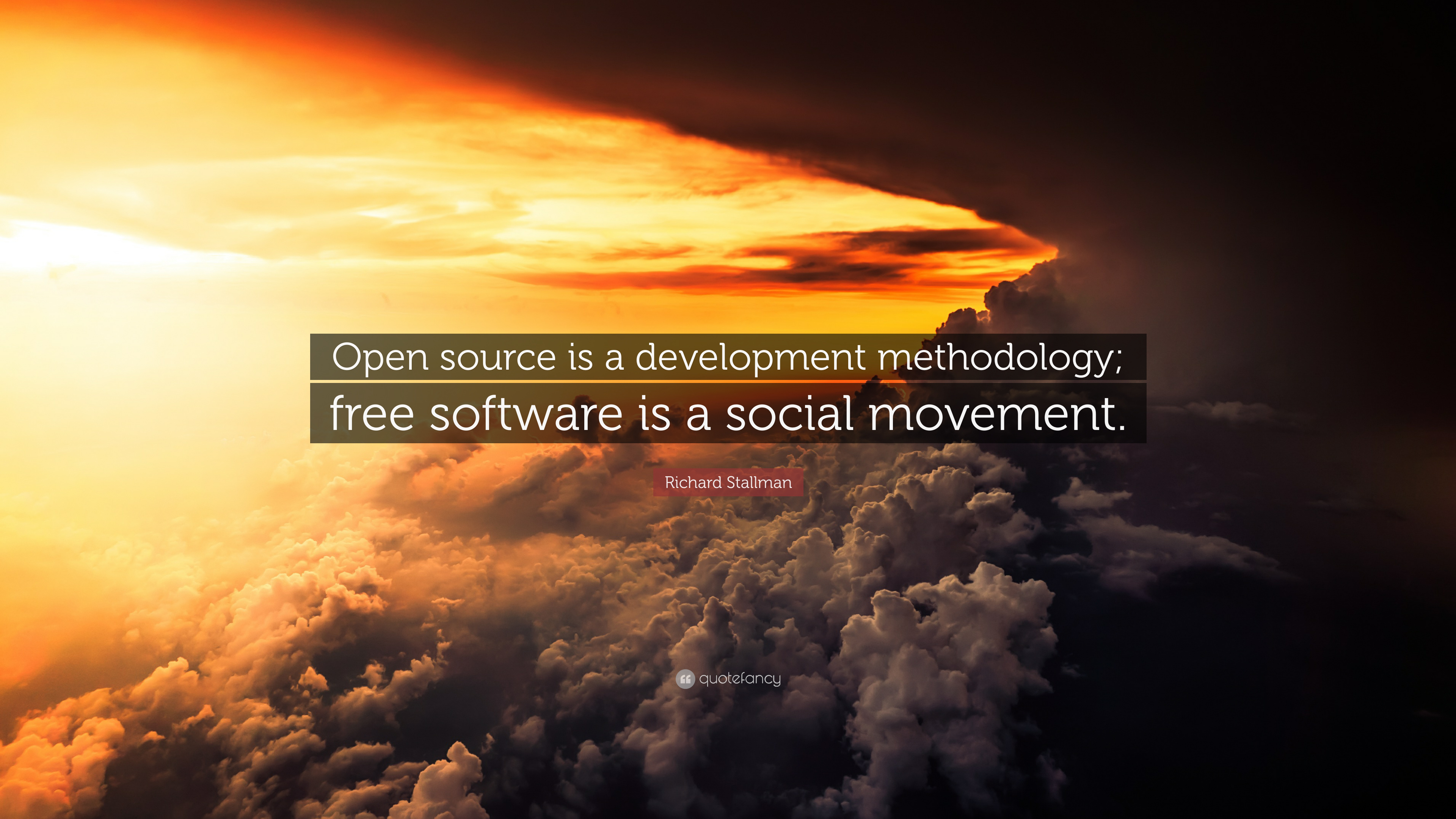 Richard Stallman Quote - Catch On Fire And People Will Come - HD Wallpaper 