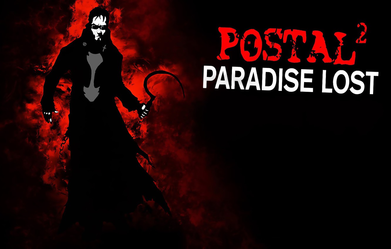 Photo Wallpaper Background, The Darkness, Glasses, - Postal 2 - HD Wallpaper 