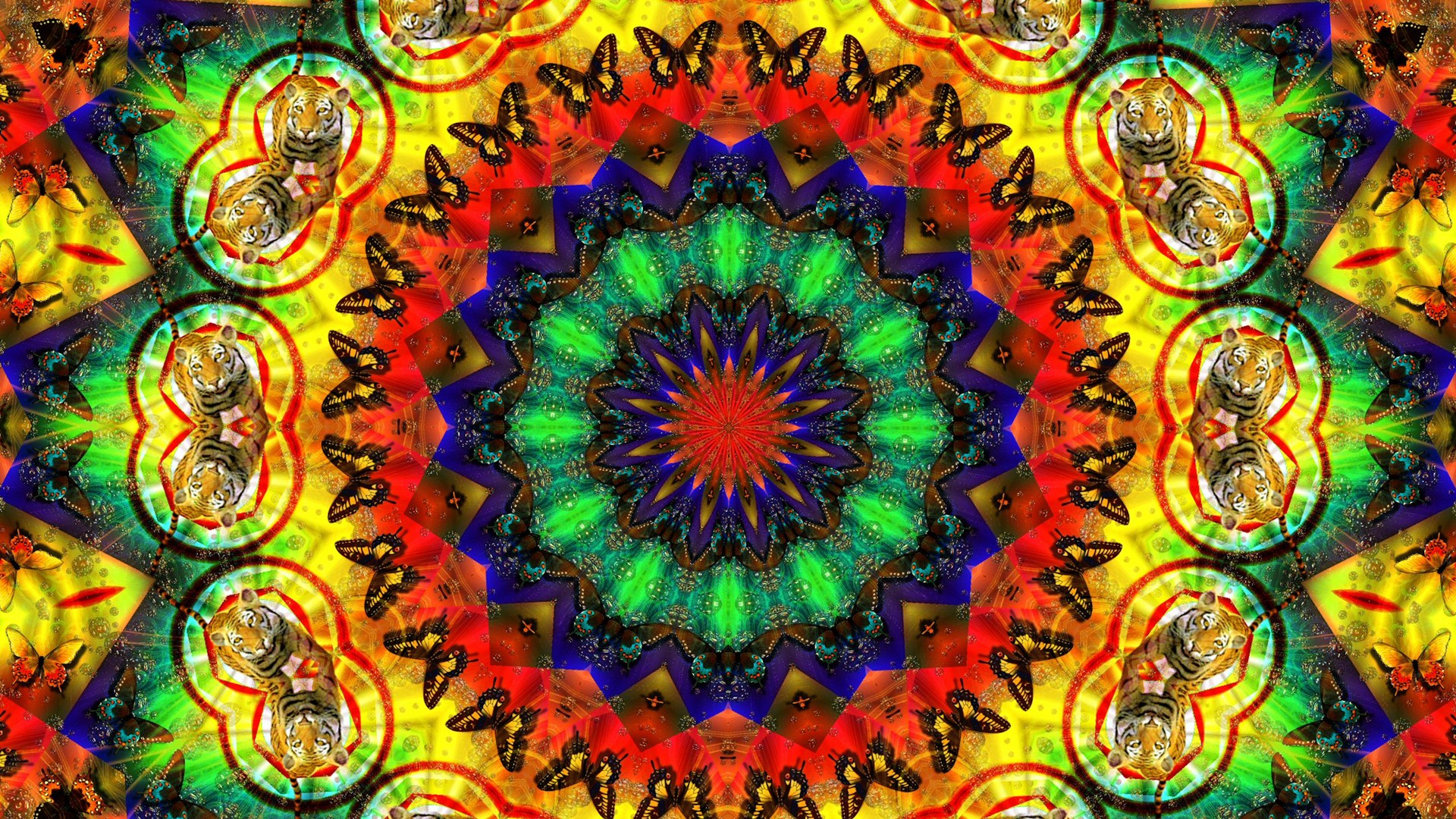 Kaleidoscope Wallpaper - Instrumental Psychedelic Rock - HD Wallpaper 
