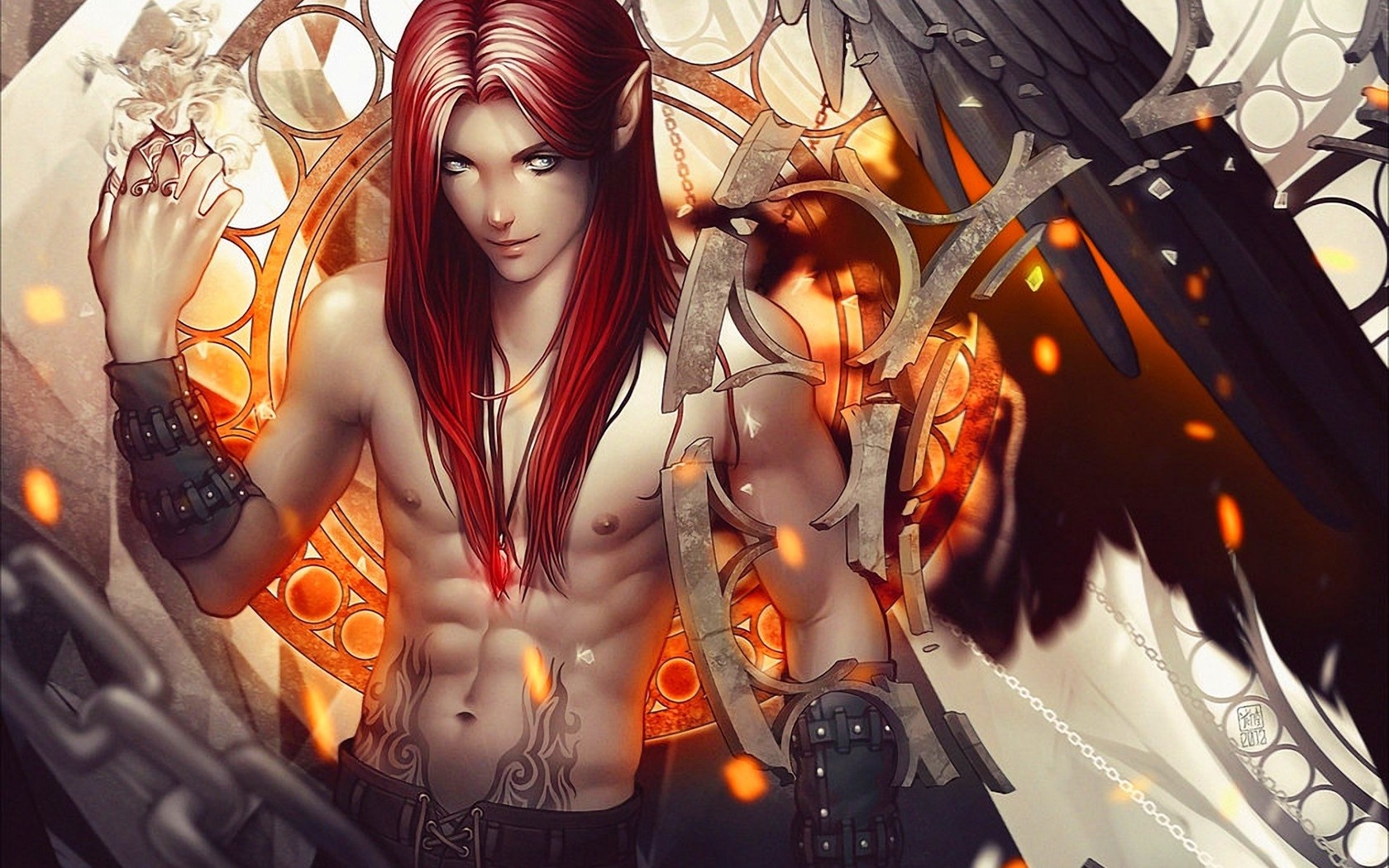 Hot Shirtless Muscle Man - Hot Blood Elf Male - HD Wallpaper 