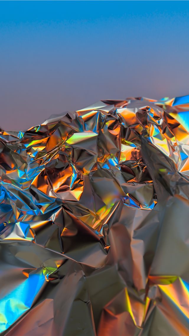 Abstract Iridescent Mountain Iphone Wallpaper - HD Wallpaper 