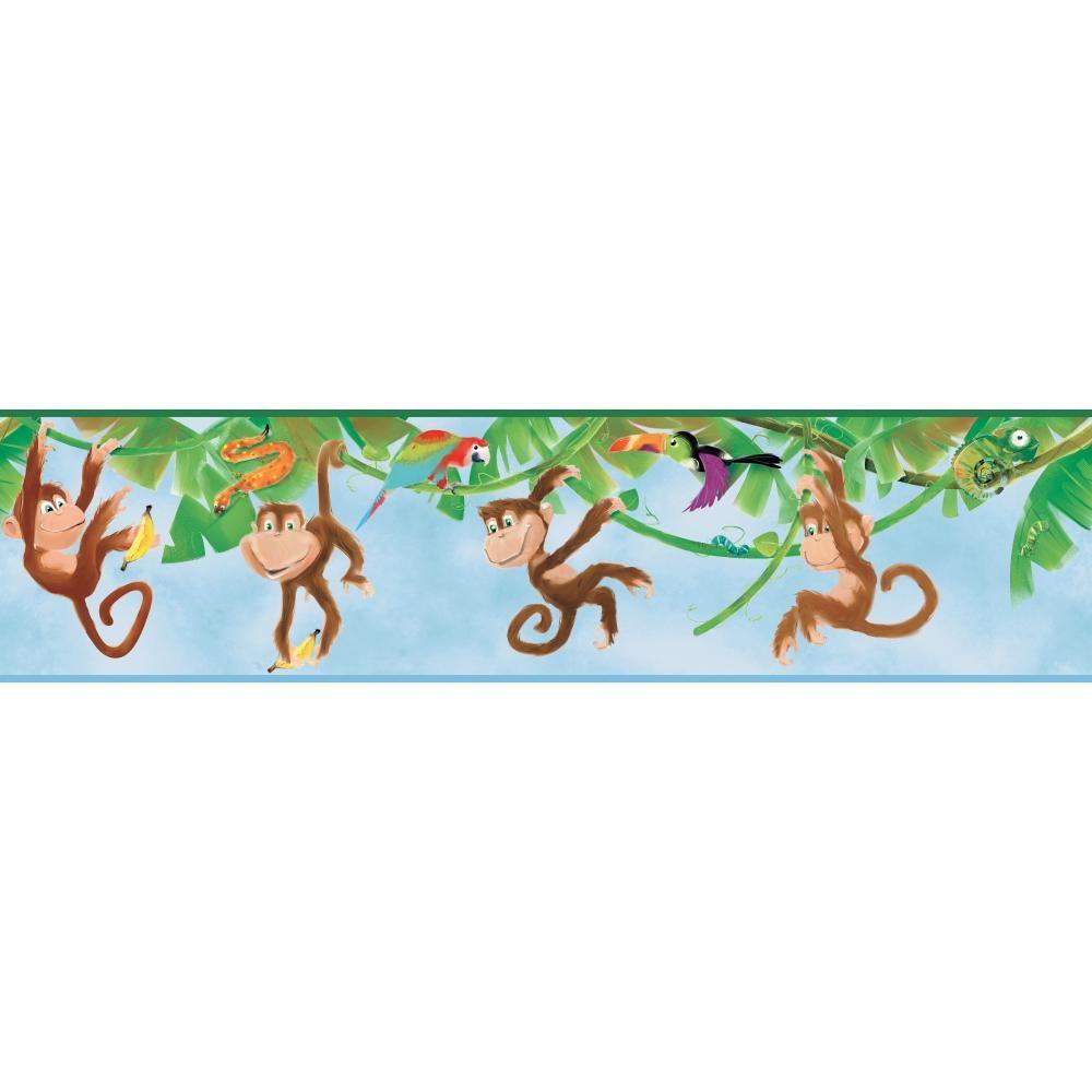 Monkey Wallpaper Border - HD Wallpaper 