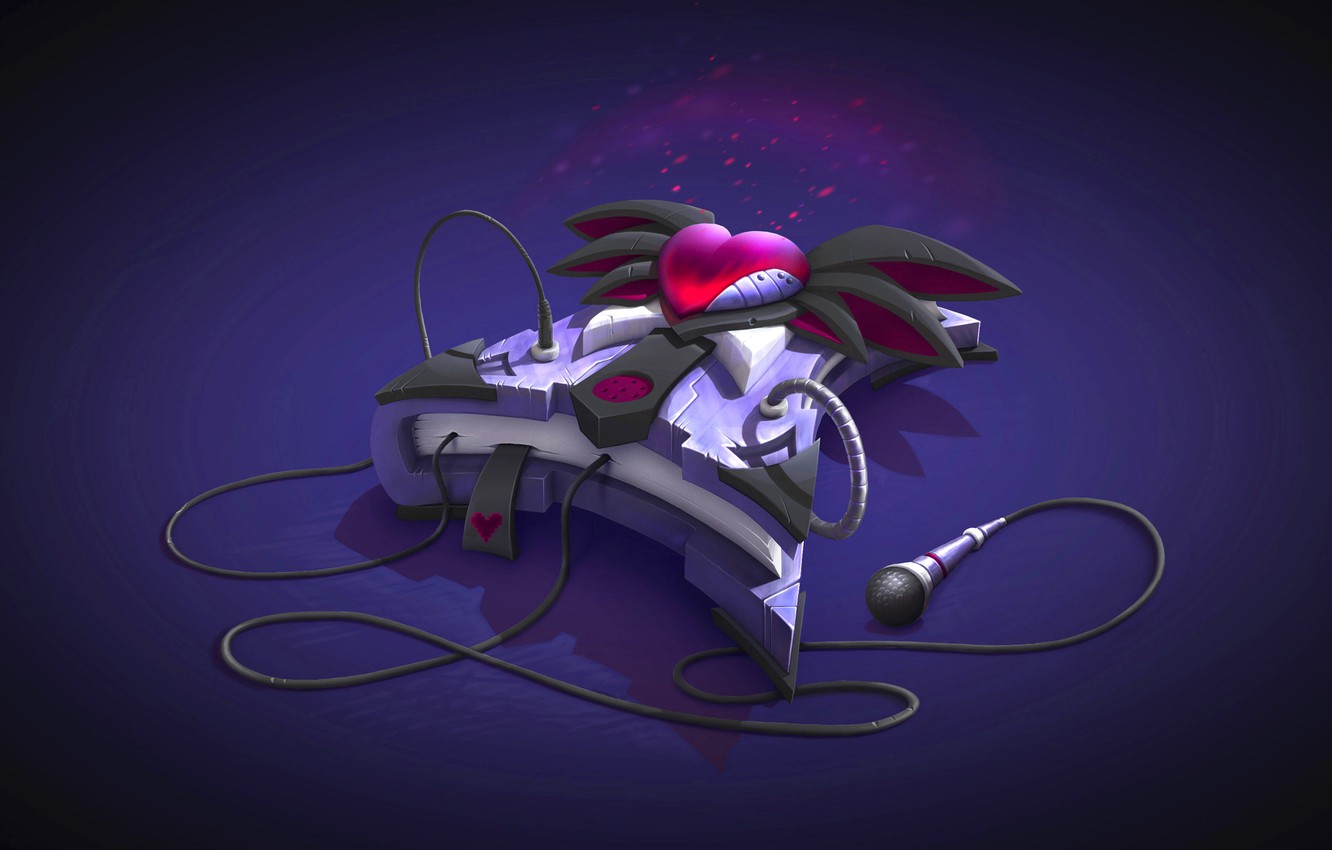 Photo Wallpaper Music, Fantasy, Art, Book, Microphone, - HD Wallpaper 