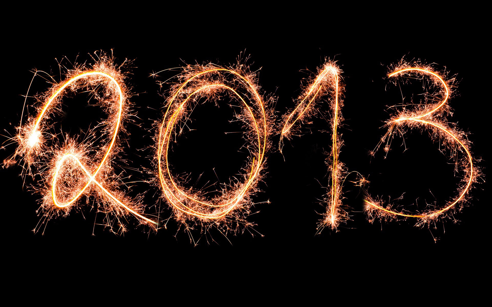 New Year 2013 Fireworks Wallpaper - HD Wallpaper 