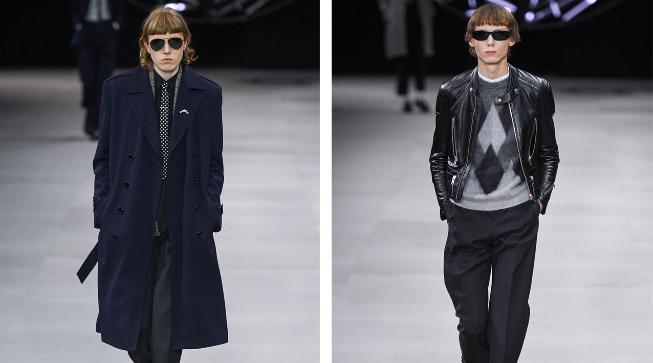 Celine Leather Jacket Hedi - HD Wallpaper 