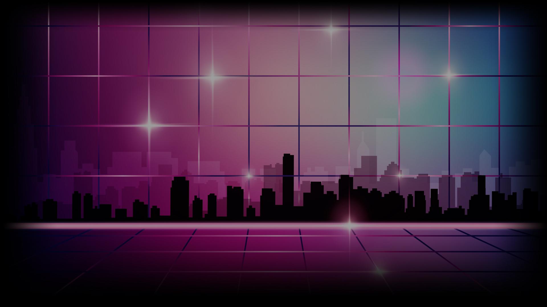 Vaporwave Steam Backgrounds - Disco Party Background Vector - HD Wallpaper 