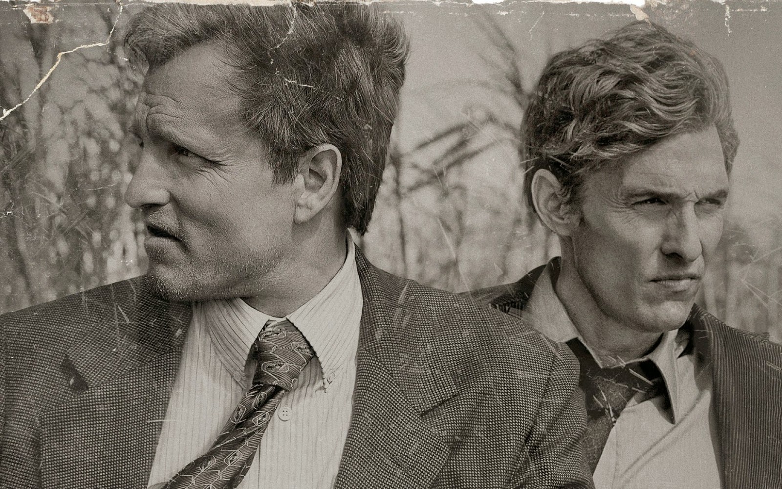 True Detective Artwork Handsome Guys Hd Desktop Wallpaper - True Detective - HD Wallpaper 