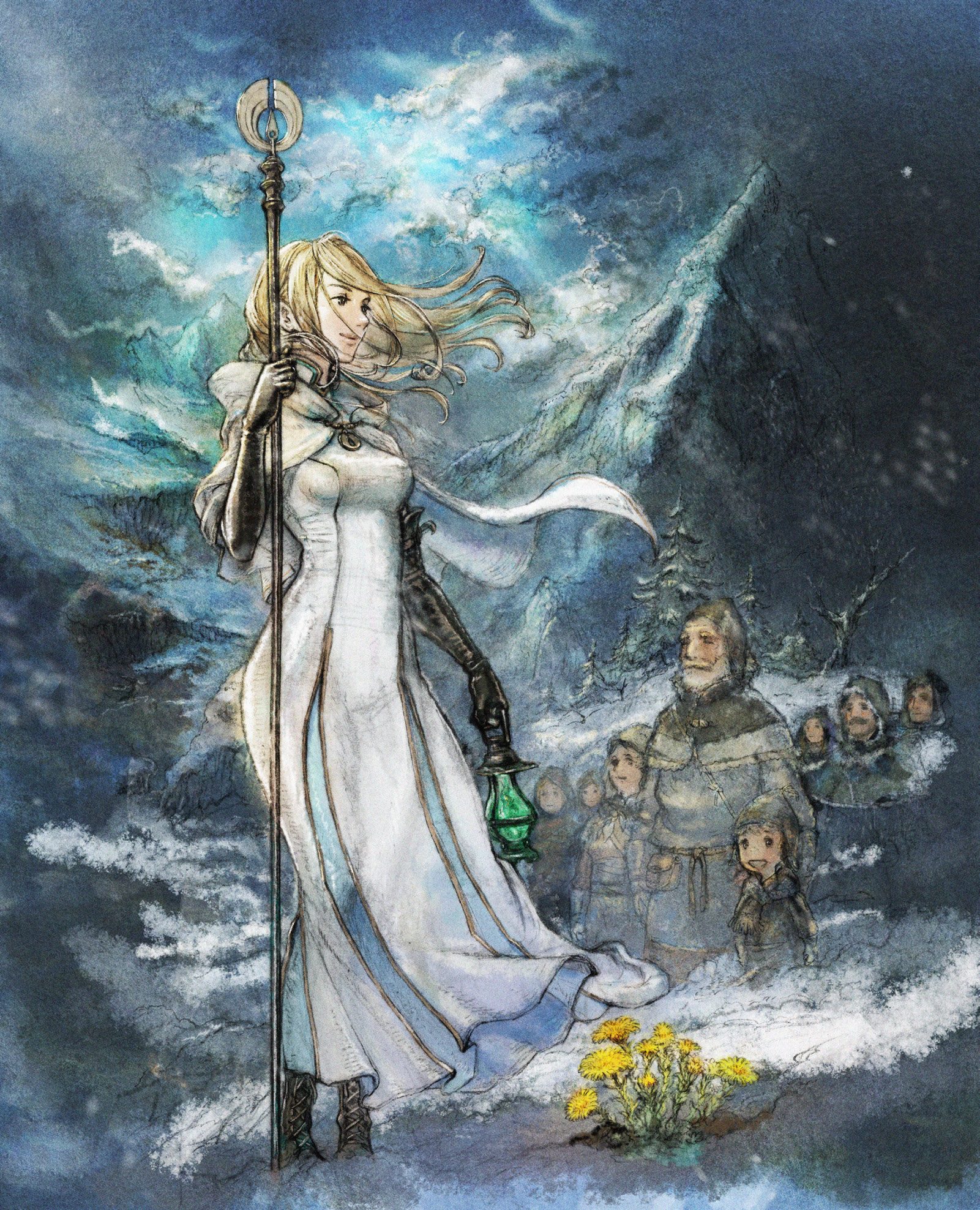 Octopath Traveler Ophilia - HD Wallpaper 