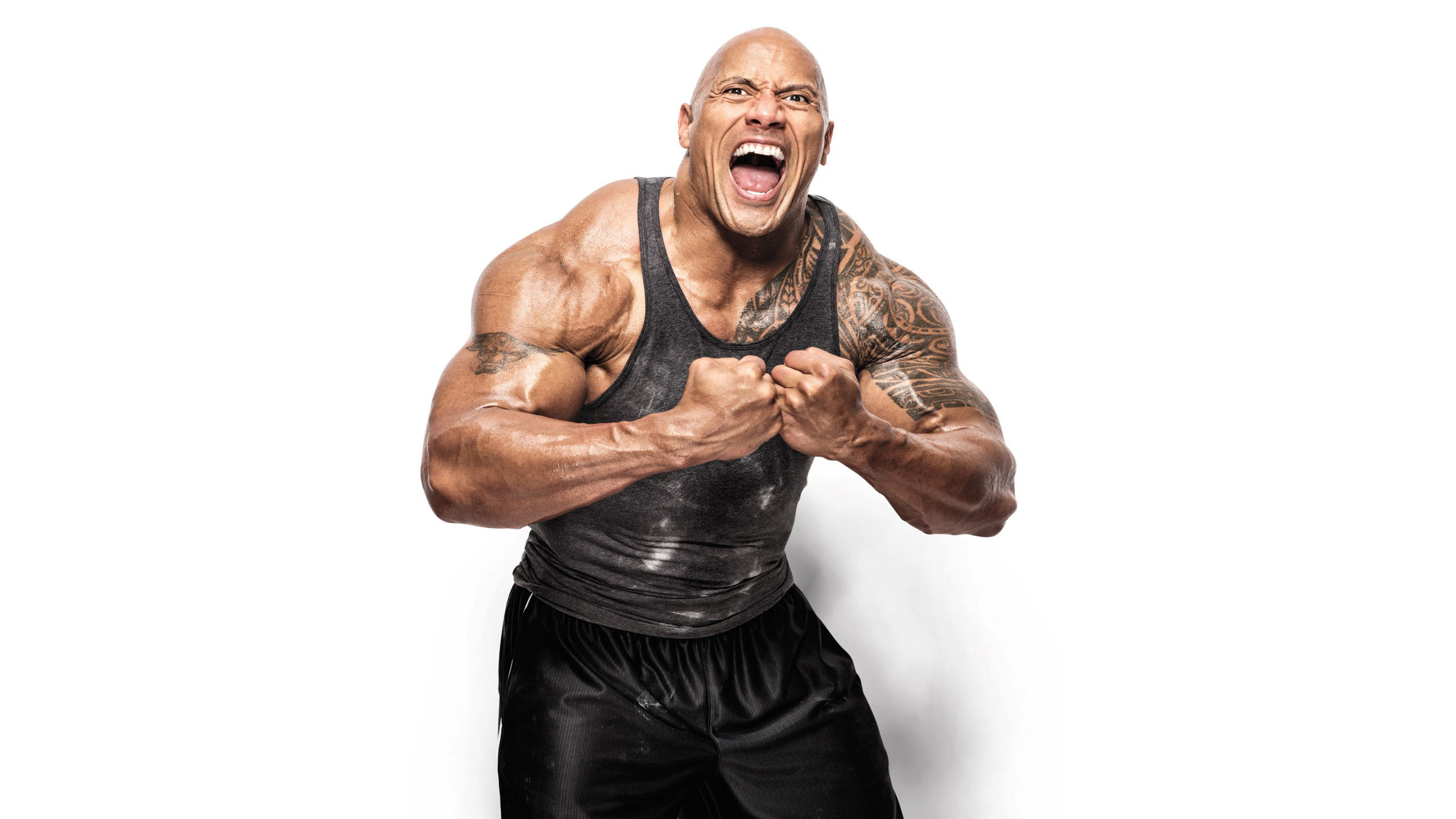 Free Dwayne Johnson Handsome Man Celebrity Athletic - Dwayne The Rock Johnson - HD Wallpaper 