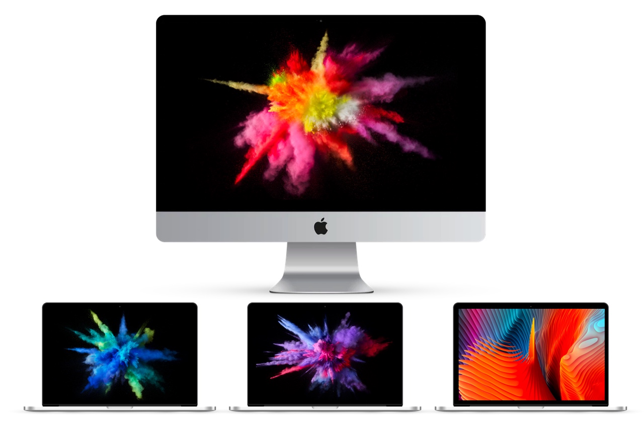 Macbook Pro Color Burst - Humo De Colores Hd - HD Wallpaper 