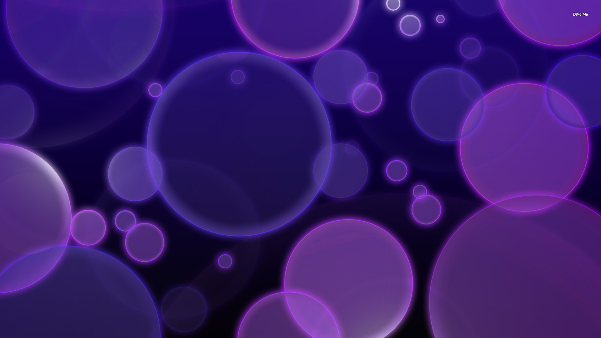 Purple Bubbles - HD Wallpaper 