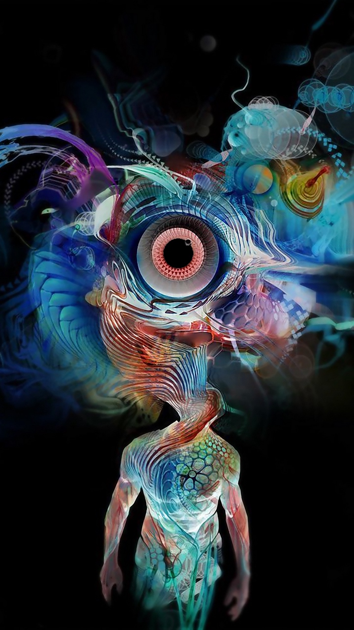 Wallpaper Man, Body, Hallucinations, Explosion, Surrealism - Hallucination Iphone - HD Wallpaper 