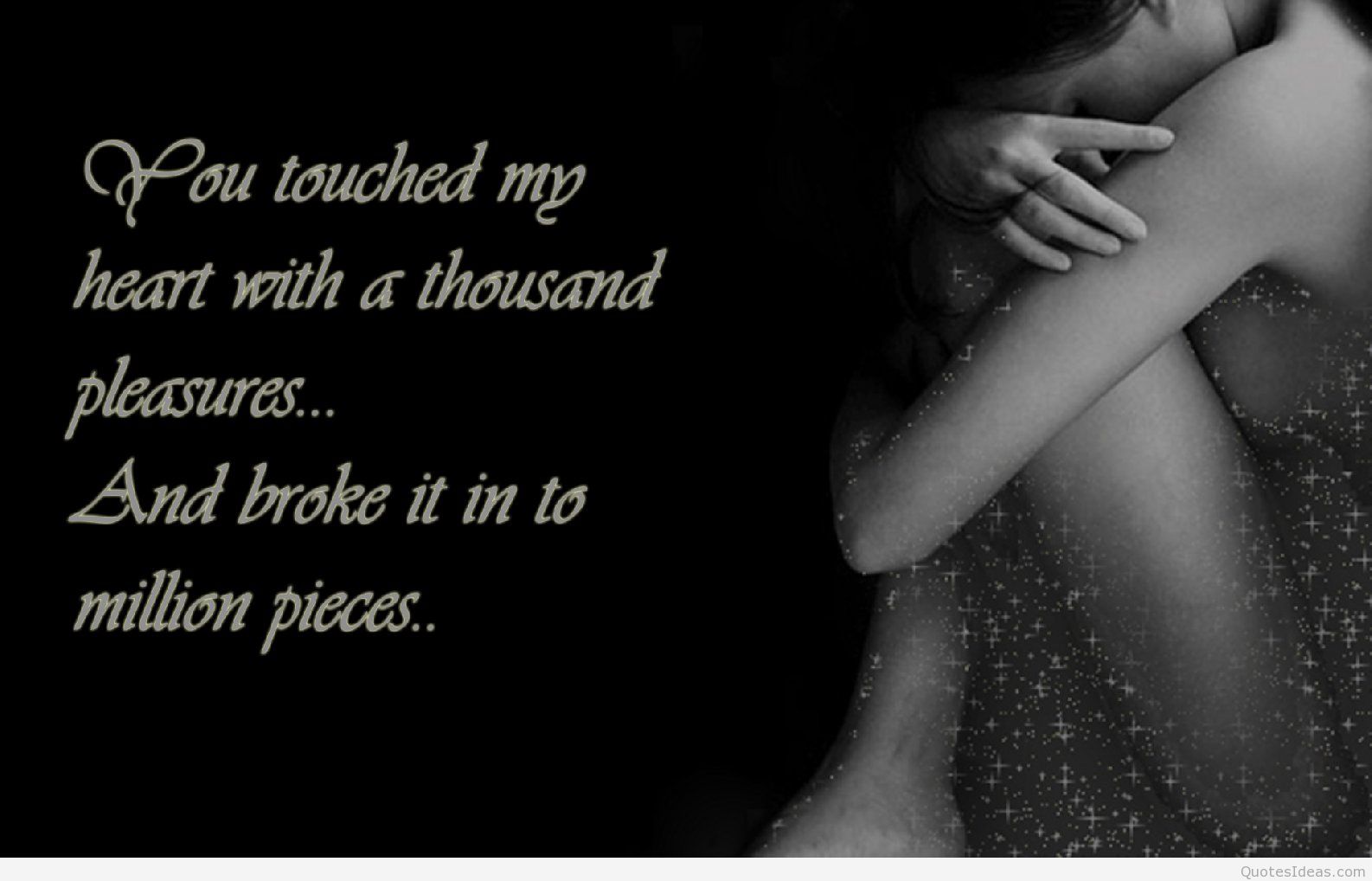 Best Sad Wallpapers With Quotes - My Heart Is Broken Into A Million Pieces - 1586x1018 Wallpaper Best Sad Wallpapers With Quotes - My Heart Is Broken Into A Million Pieces - 1586x1018 Wallpaper