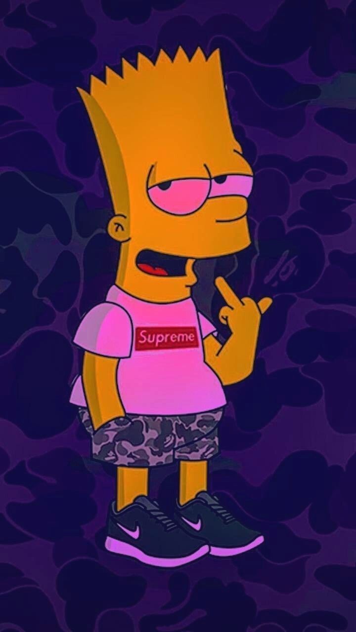 Bildschirm Sperren Wallpapers - Bart Simpson - HD Wallpaper 