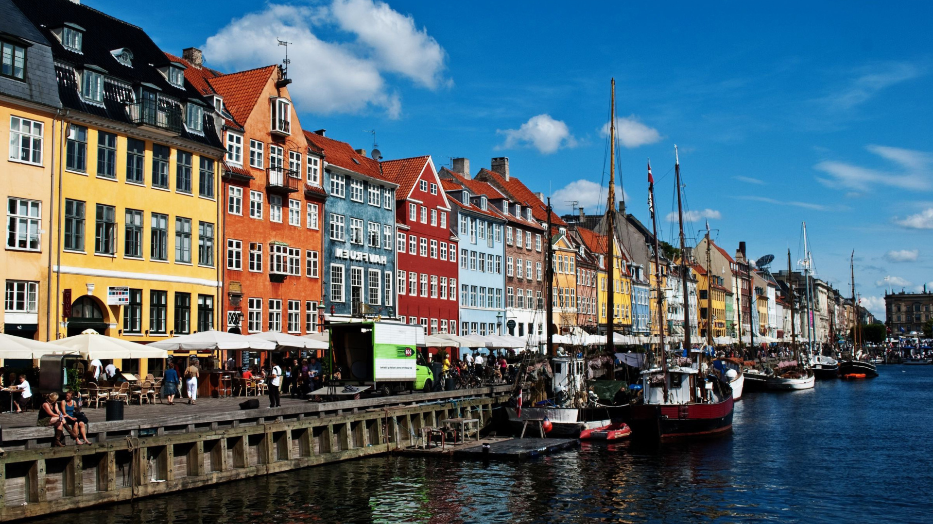 Copenhagen Denmark Wallpaper Wallpaper For Desktop - Denmark Copenhagen Wallpaper Size - HD Wallpaper 