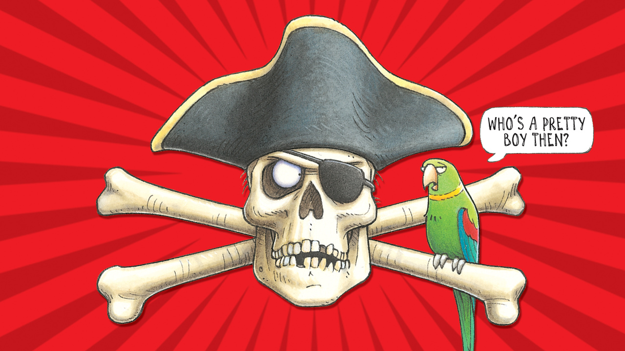 Hhpiratewall Act Free - Horrible Histories Handbooks Pirates - HD Wallpaper 