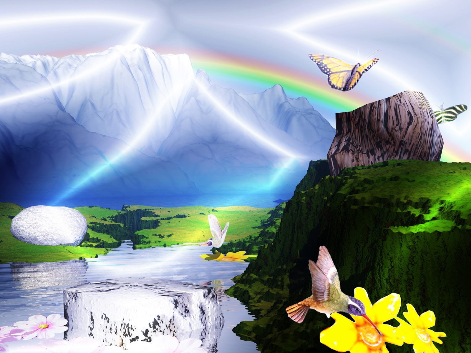 Wallpaper 3d, Wallpapers, 3d Awesome Wallpapers, 3d - Paisaje Hermoso Imágenes Cristianas - HD Wallpaper 