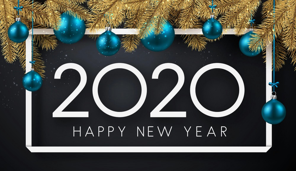 Most Beautiful Happy New Year 2020 Wallpapers Card - Happy New Year 2020 Png - HD Wallpaper 