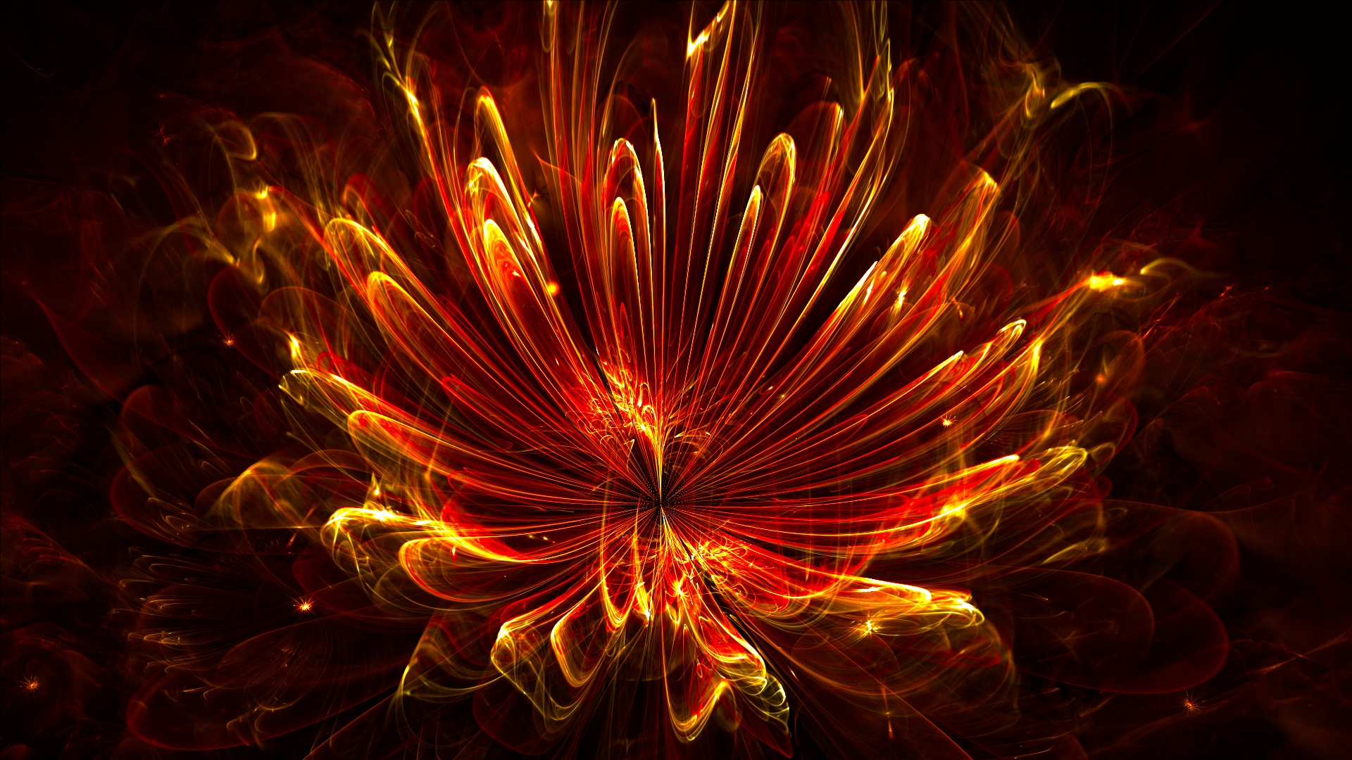 Attractive Fire Flowers Wallpapers Hd Pictures - Wallpaper - HD Wallpaper 