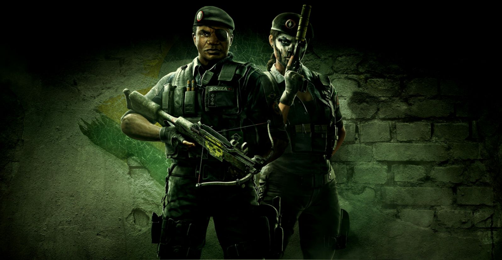 Tom Clancys Rainbow Six Siege Wallpaper And Background - Rainbow Six Siege Capitao And Caveira - HD Wallpaper 