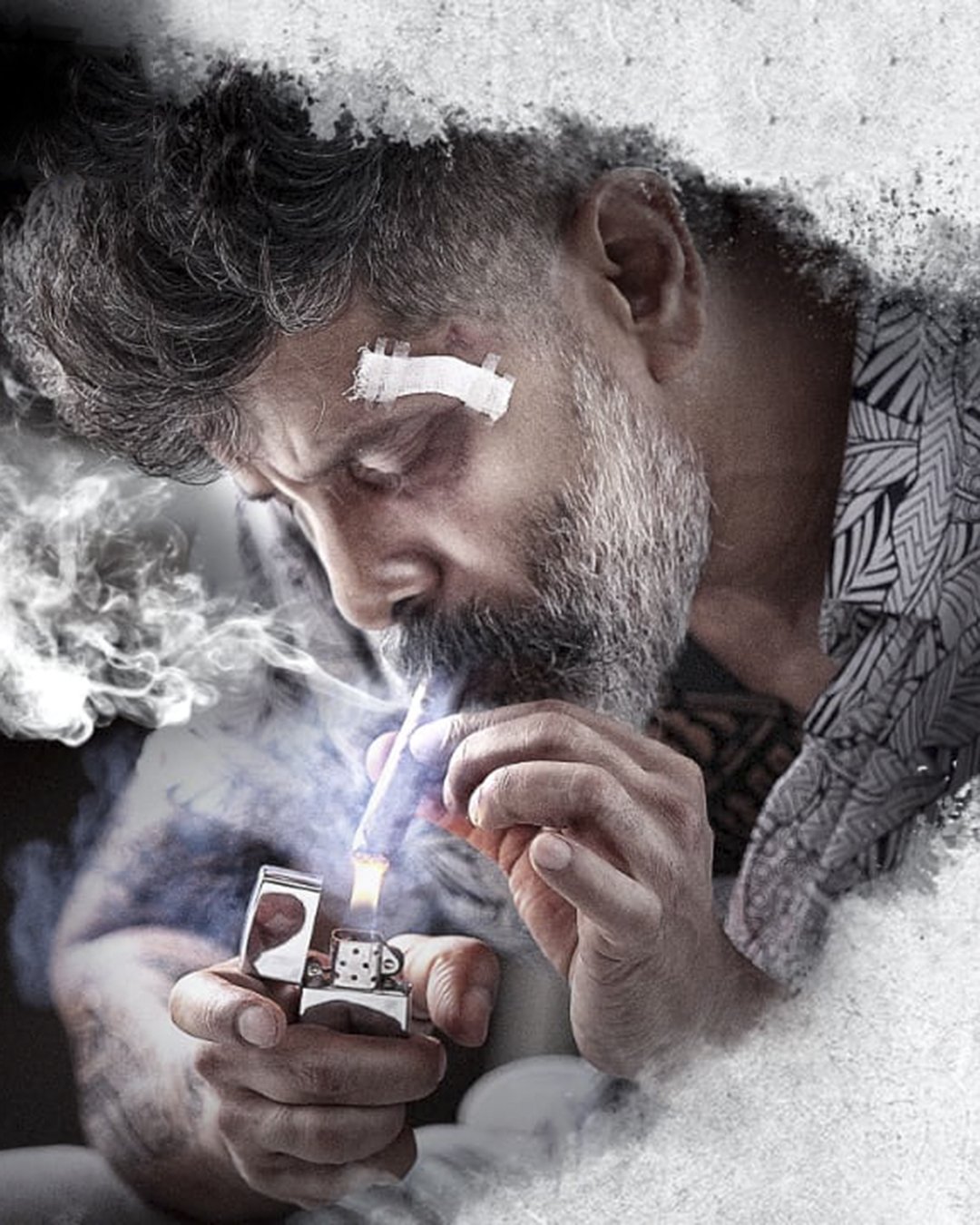 Kadaram Kondan Vikram Smoking - 1080x1350 Wallpaper Kadaram Kondan Vikram Smoking - 1080x1350 Wallpaper