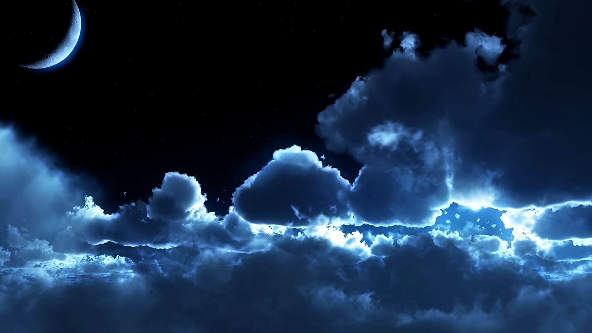 Most Popular Hd Wallpapers Hd Wallpapers , Hd Backgrounds,tumblr - Moonlight Above The Clouds - HD Wallpaper 