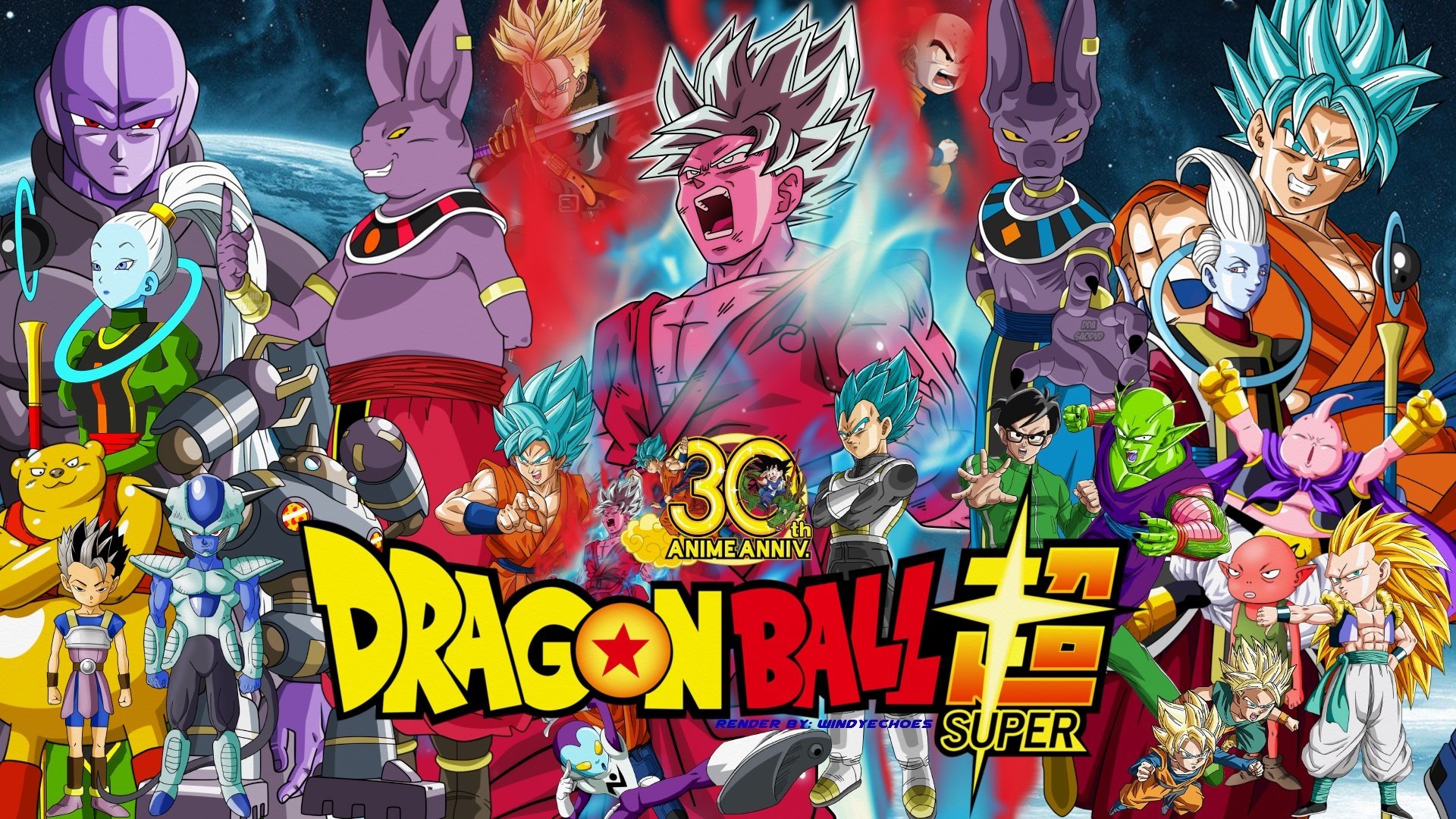 Dragon Ball Super All Characters - HD Wallpaper 