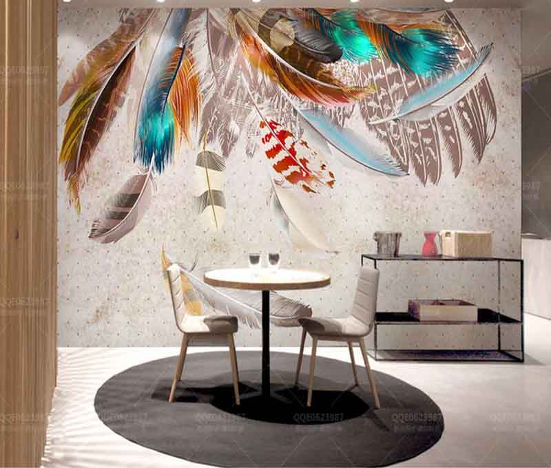 3d Wallpaper For Walls For Living Room Modern Interior - Best Wallpaper Design For Dining Room - HD Wallpaper 