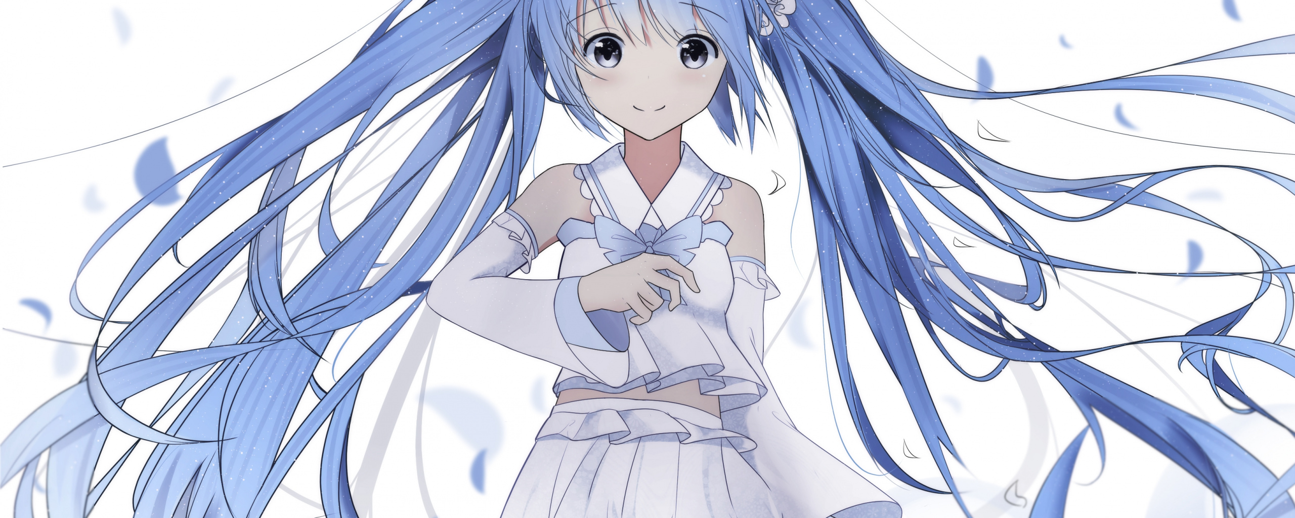 Cute Miku Hatsune - HD Wallpaper 