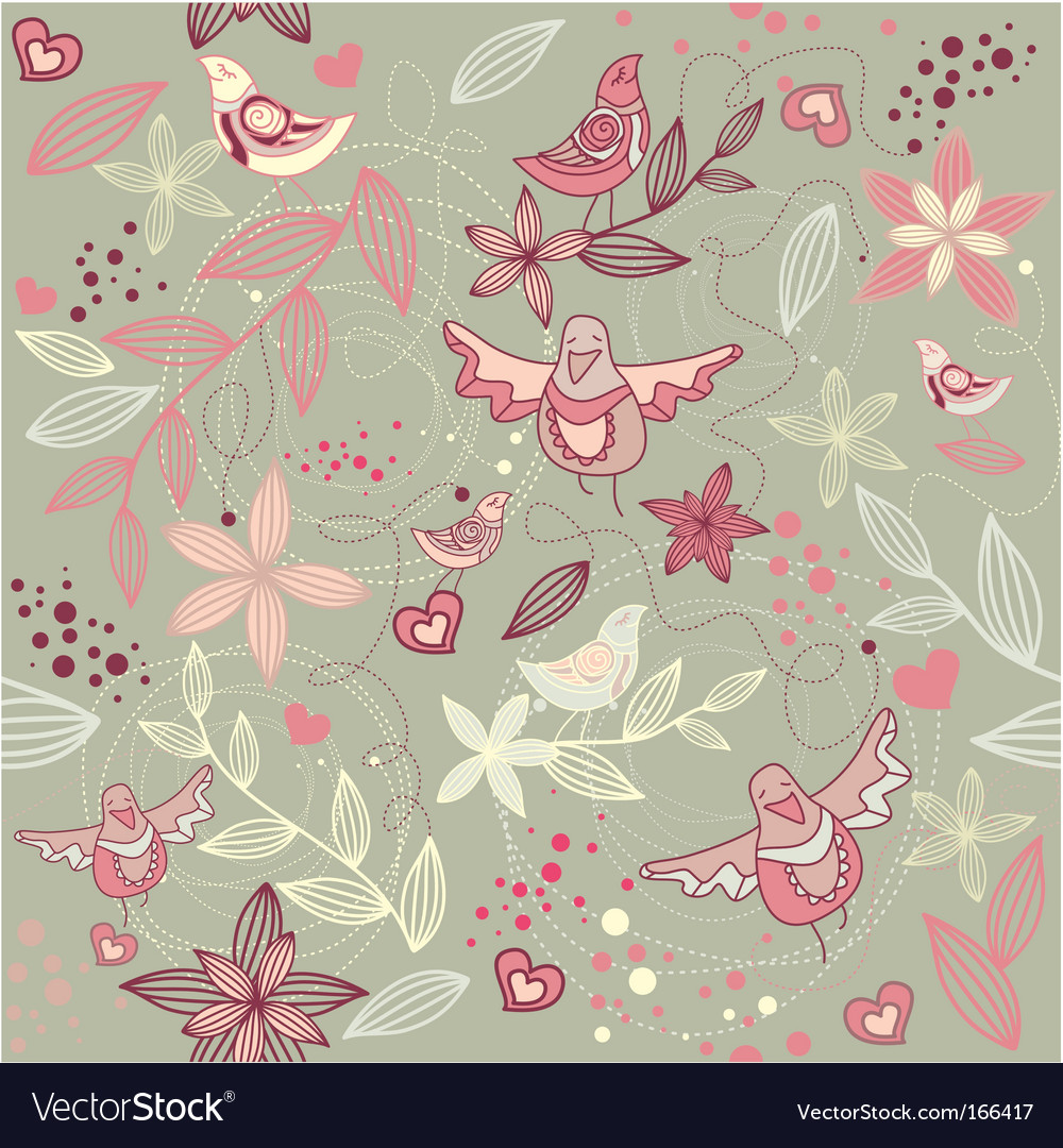 Seamless Floral - HD Wallpaper 