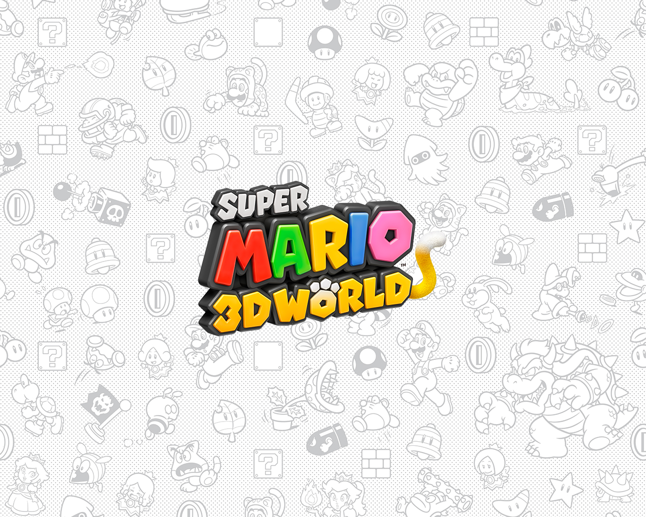 Super Mario 3d World - Graphic Design - HD Wallpaper 