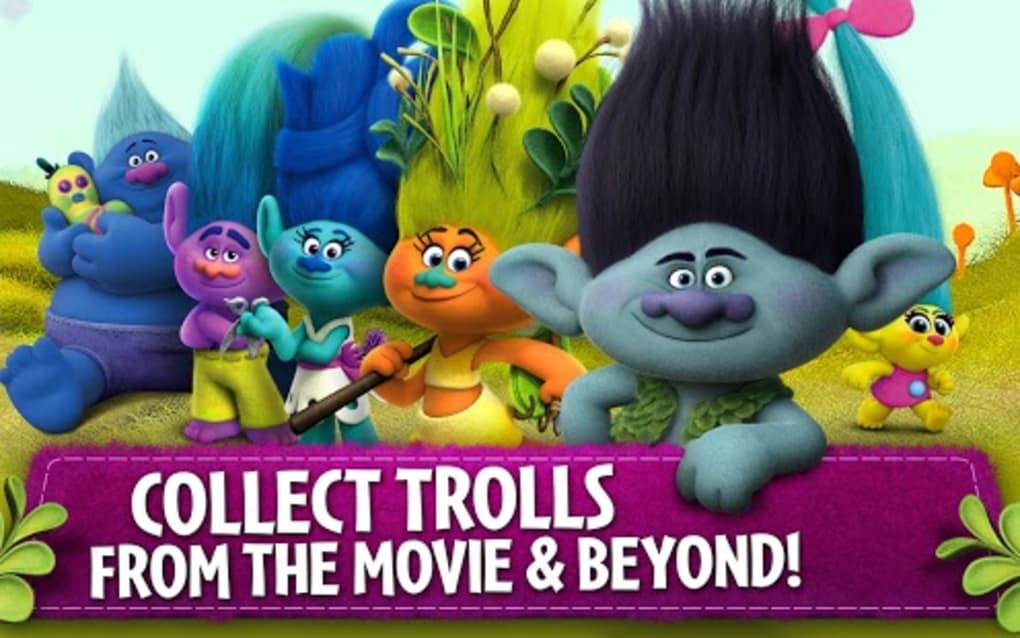 Crazy Party Forest - Trolls Party Forest - HD Wallpaper 