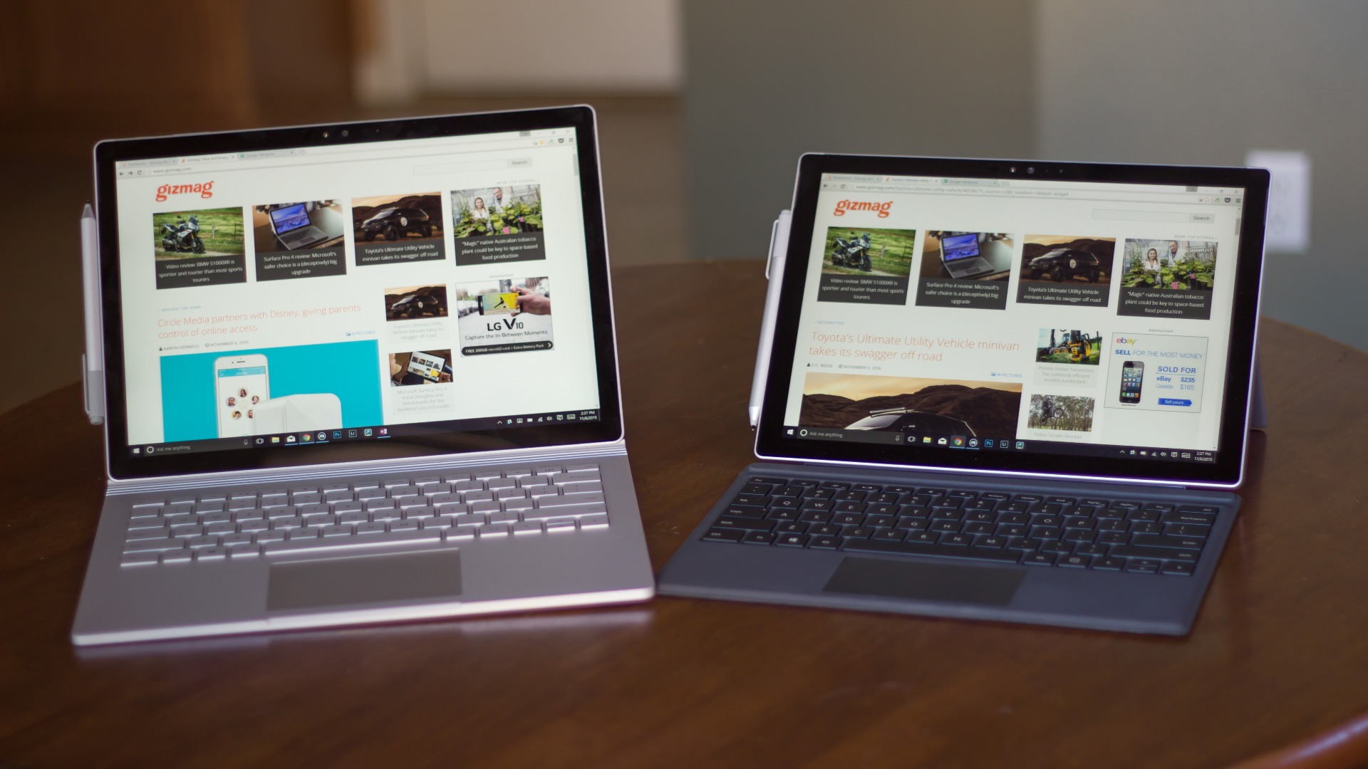The Surface Book And Surface Pro 4 Make For A Tough - Microsoft Surface Book 2 Vs Microsoft Surface Pro - HD Wallpaper 