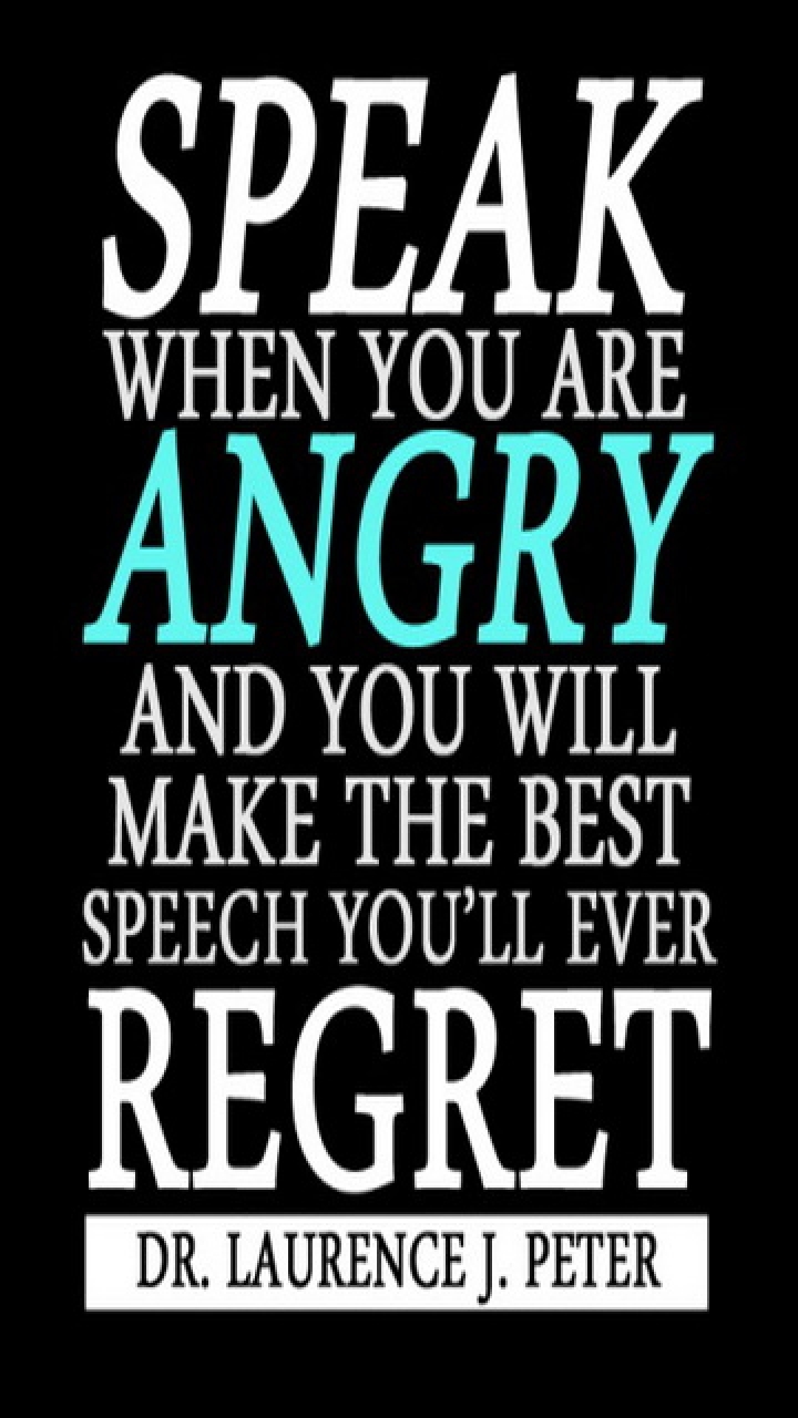 Download Hd Wallpapers Of Speak When You Are Angry - Good Wallpapers For Mobile With Quotes - HD Wallpaper 