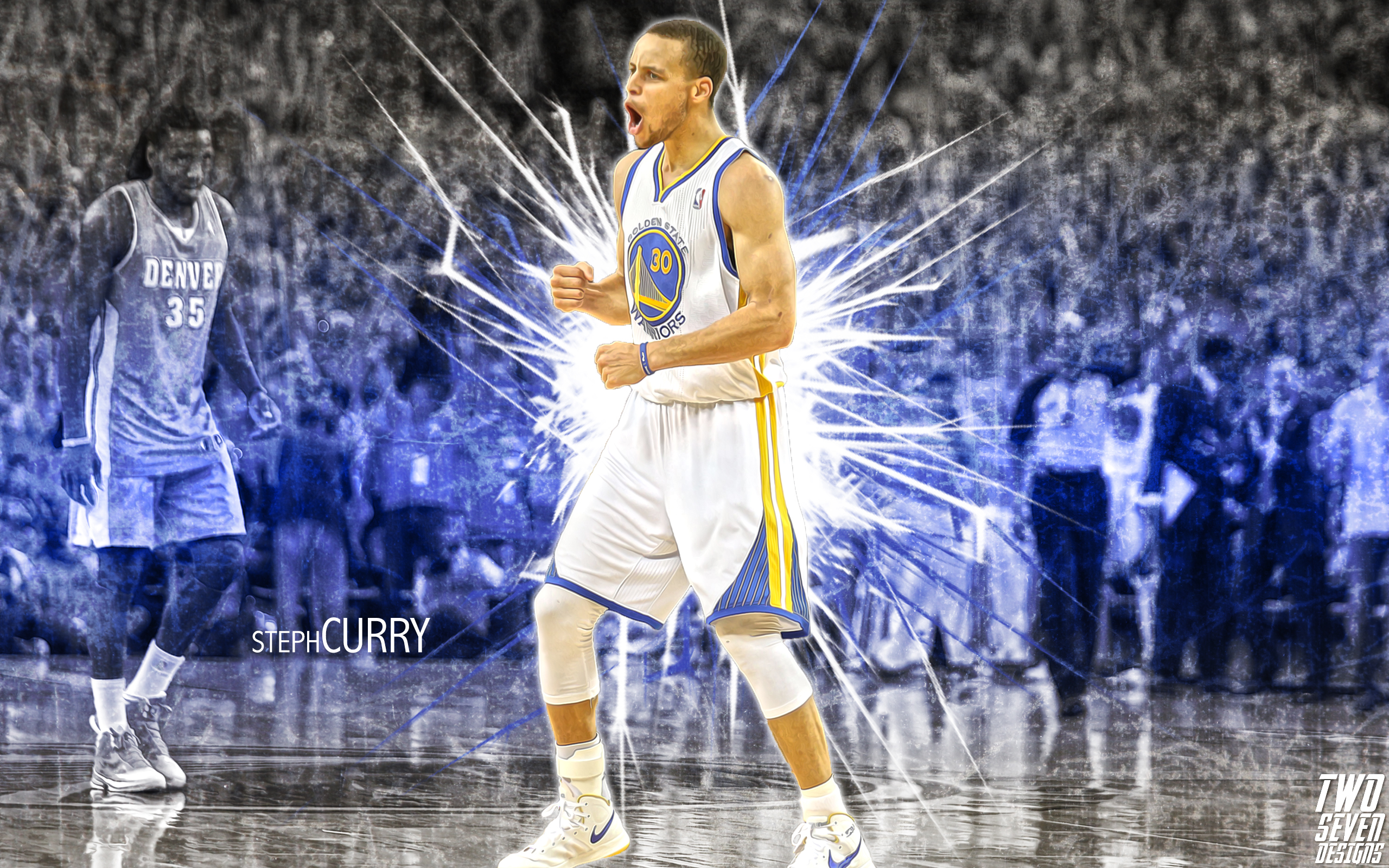 Stephen Curry The Golden State Warriors - Stephen Curry Wallpaper Cool Golden State Warriors - HD Wallpaper 