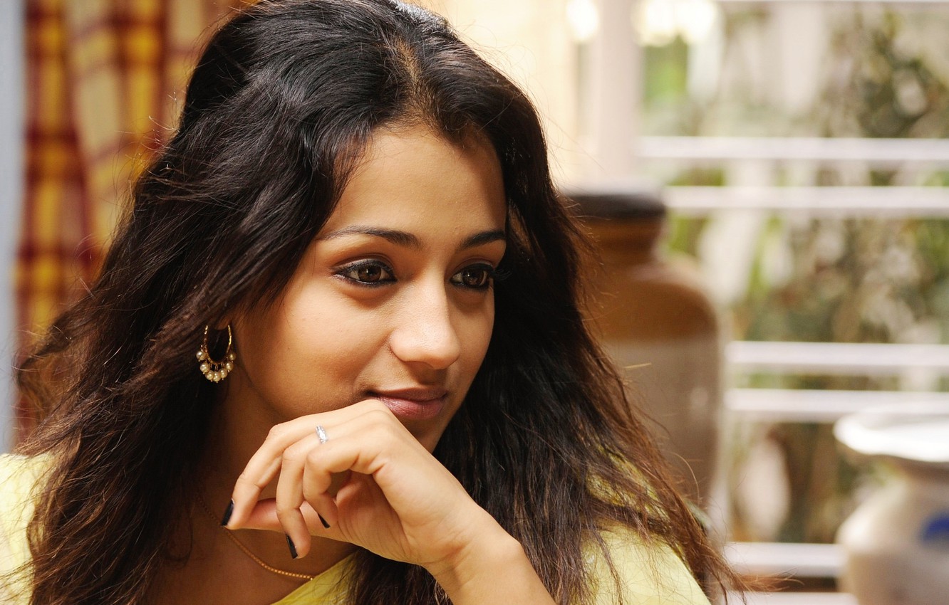 Photo Wallpaper Girls, Beautiful, Pretty, Beauty, Awesome, - Trisha Krishnan New Movie - HD Wallpaper 