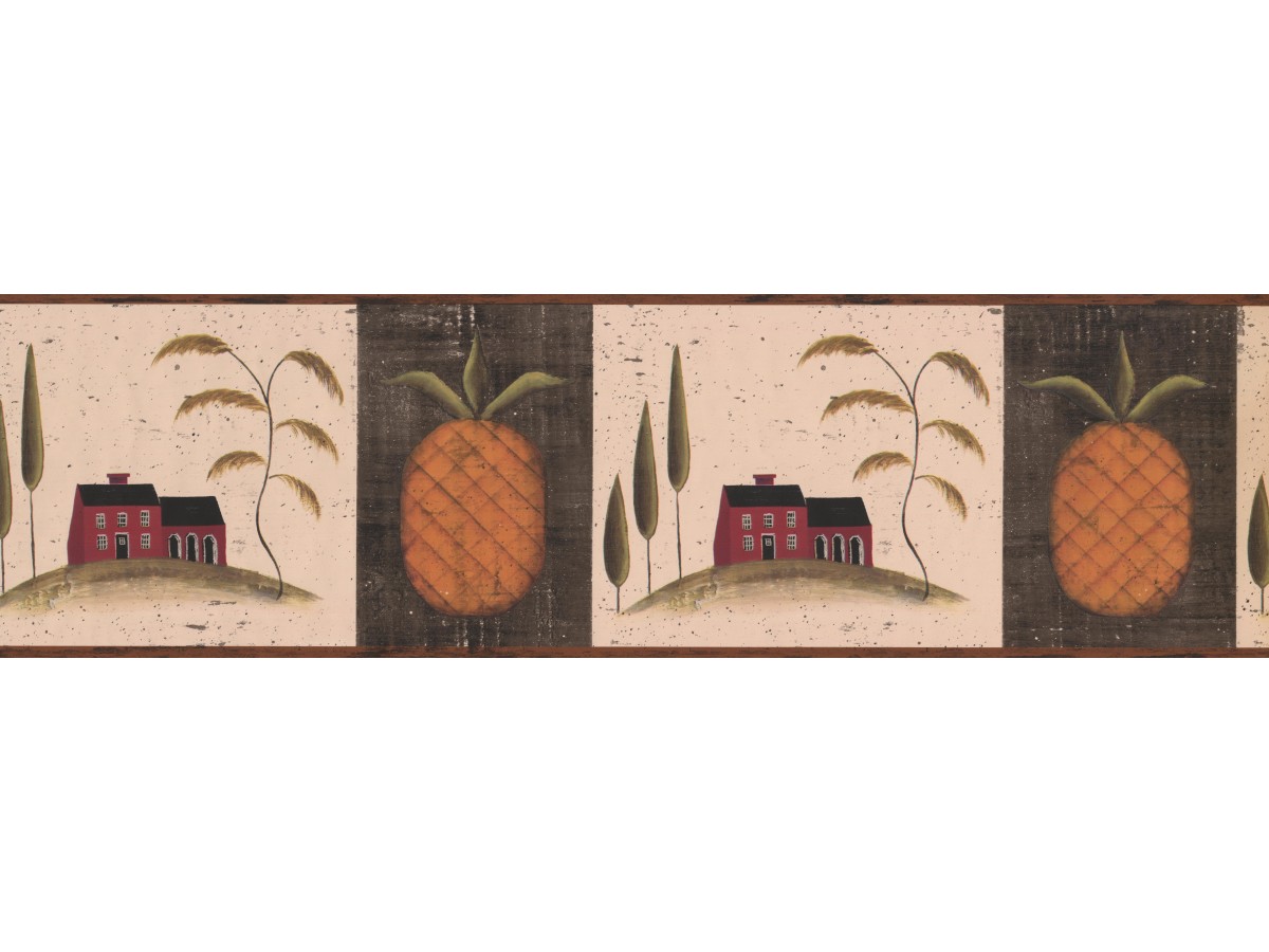 Pineapple Folk Art - HD Wallpaper 