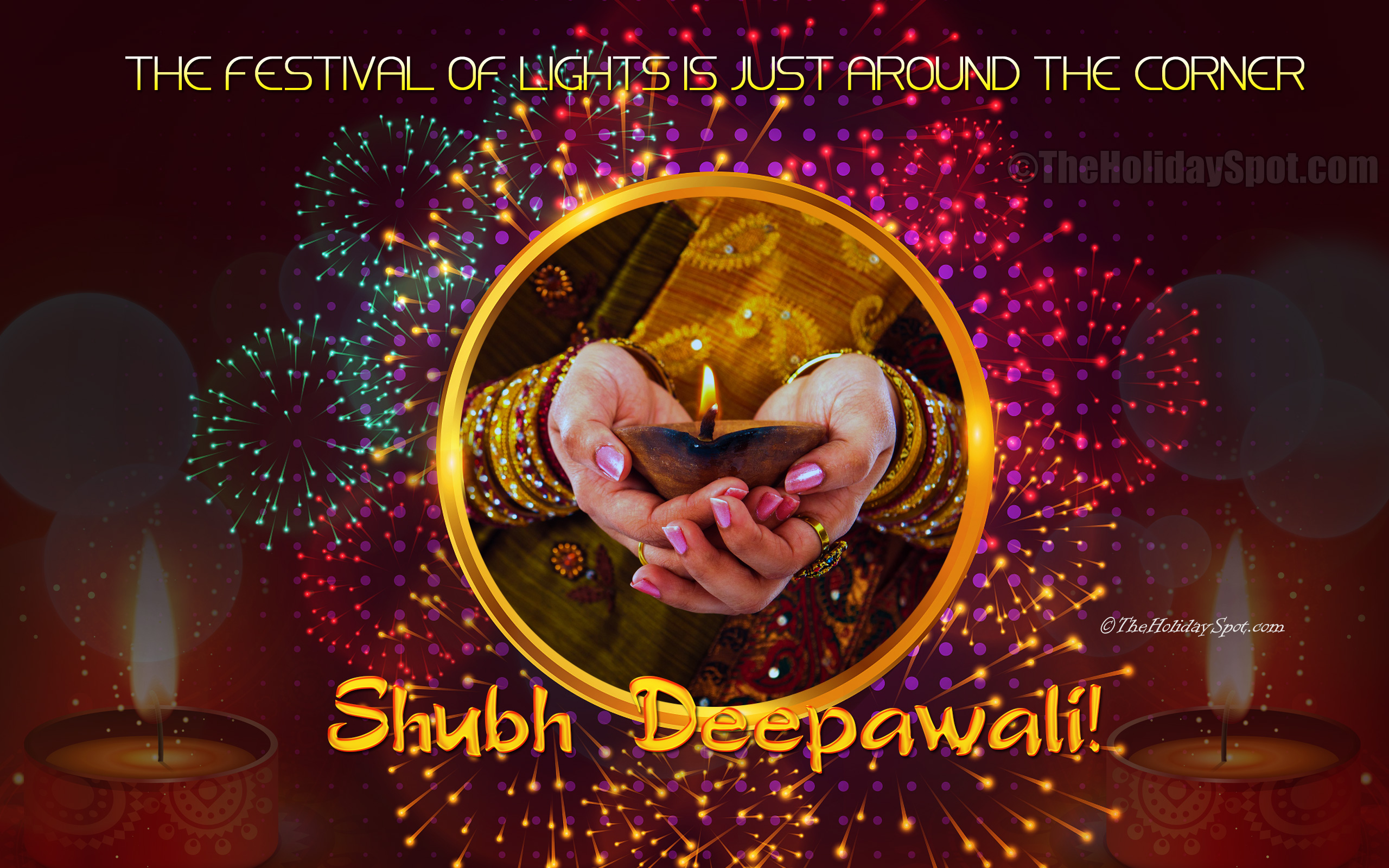 Shubh Deepawali, The Festival Of Lights - Shubh Deepawali Wallpaper Hd - HD Wallpaper 