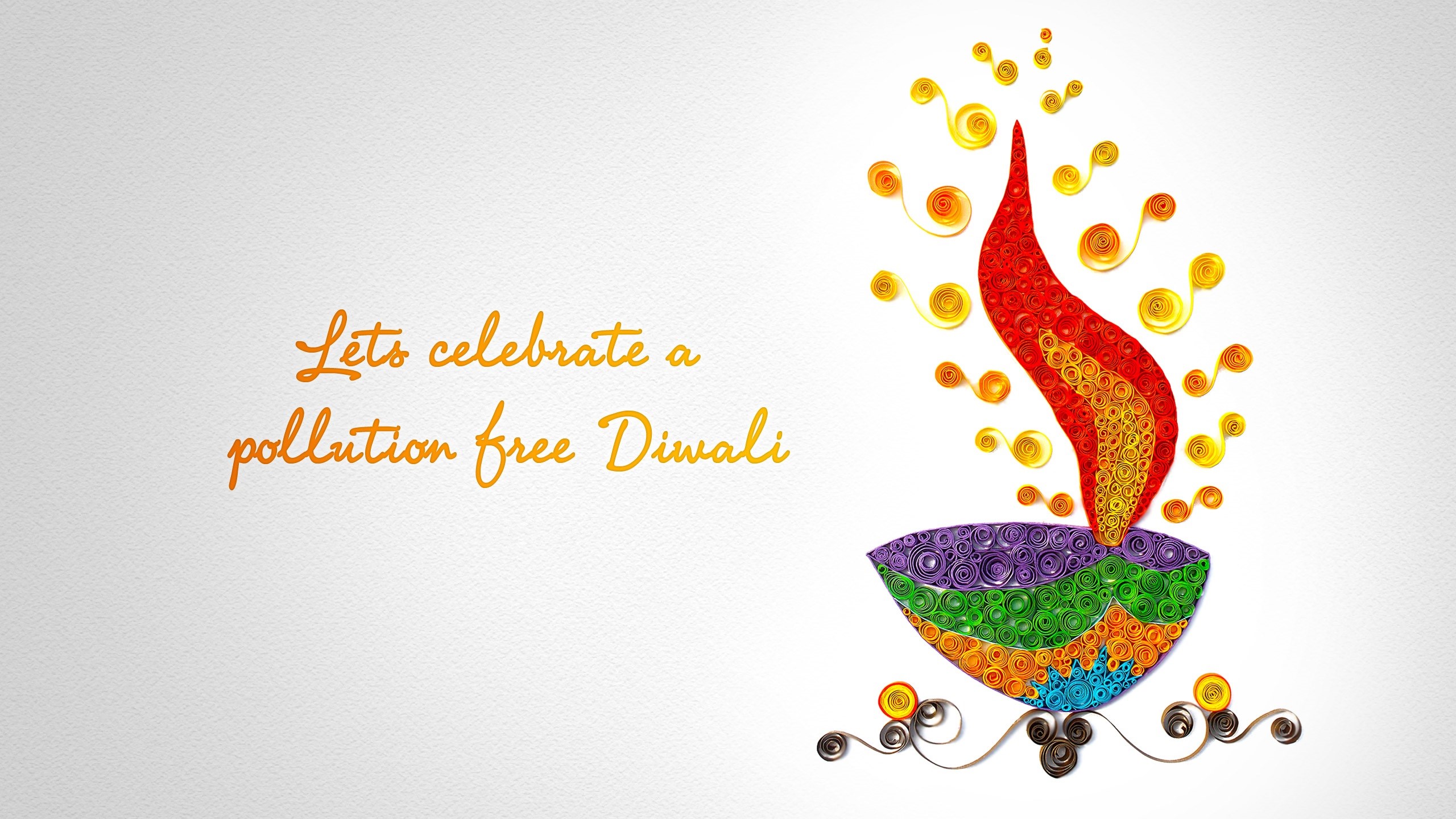 Lets Celebrate Pollution Free Diwali In India Wallpapers - Diwali Greeting Card Designs - HD Wallpaper 