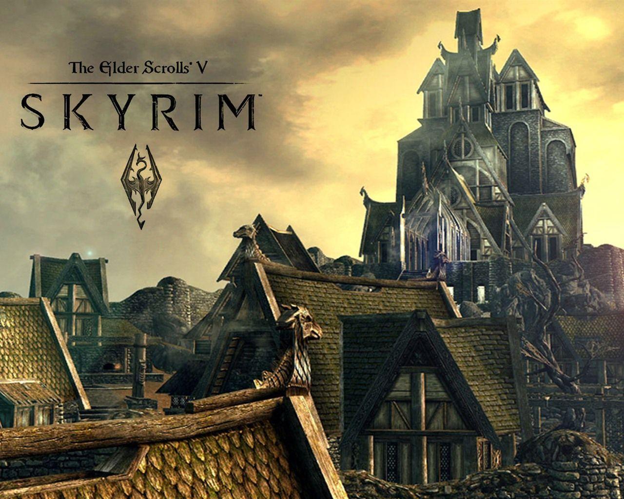 Cool Gaming Wallpaper Skyrim - HD Wallpaper 