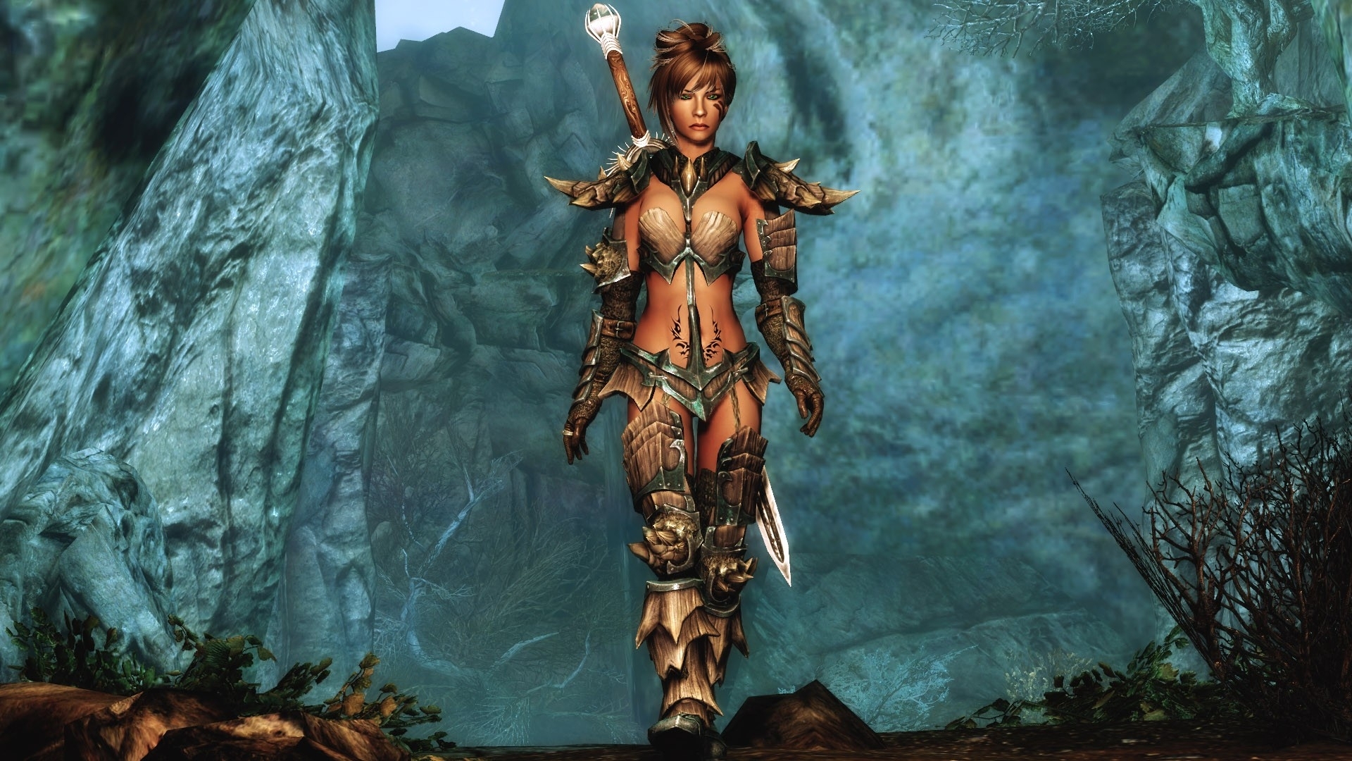 Skyrim Nexus Armor Female - HD Wallpaper 