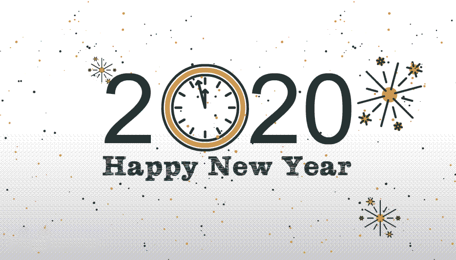 Happy New Year 2020 Gif Wishes - New Year 2020 Gif - HD Wallpaper 