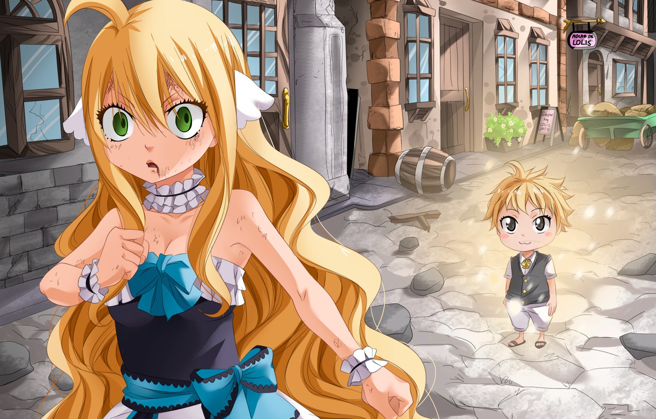 Photo Wallpaper Girl, The City, Boy, Fairy Tail, Fairy - Fairy Tail Mavis And Zeref Meme - HD Wallpaper 