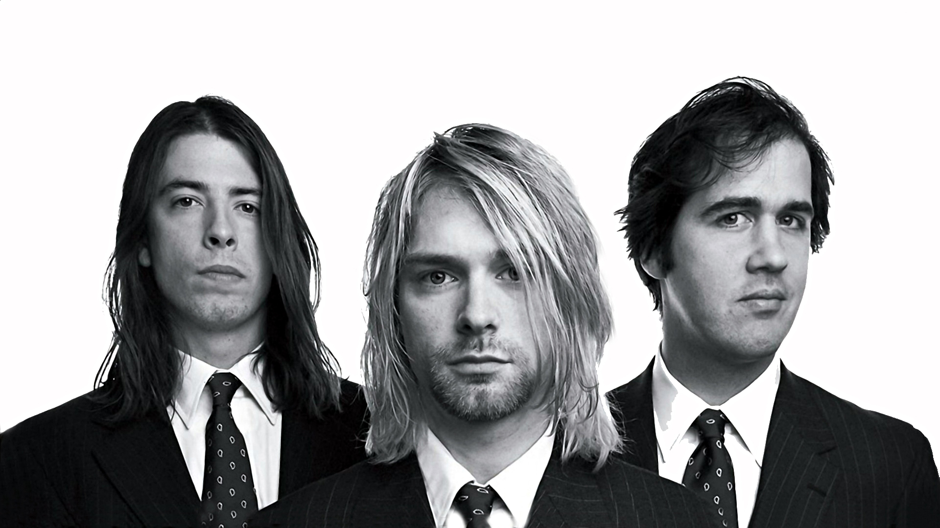 Kurt Cobain Dave Grohl And Krist Novoselic - HD Wallpaper 