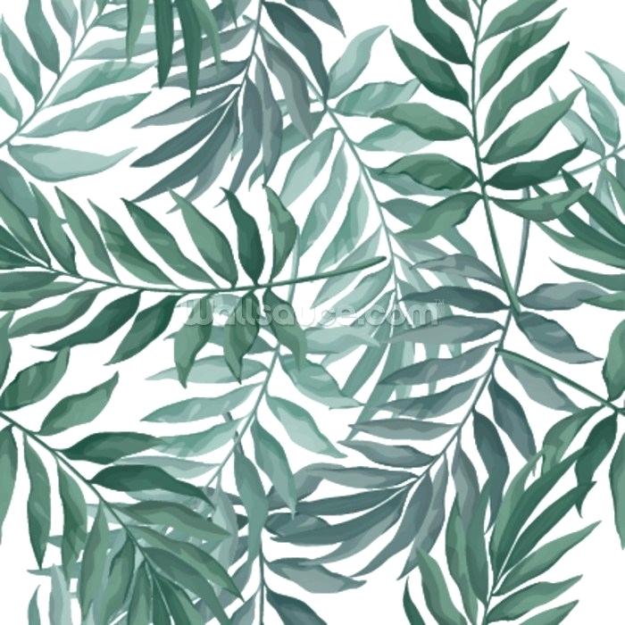 Green Leaf Wallpaper Green Leaf Wallpaper Homebase - Leaves Watercolor - HD Wallpaper 